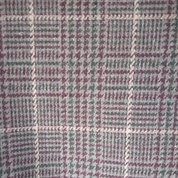 Sag Harbor Plaid Wool Petite Blazer Size 10P - Picture 10 of 13